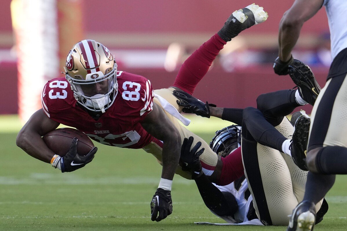 49ers นักตกปลาใหม่ Jacob Cowing ใช้โอกาสเข้าสนาม